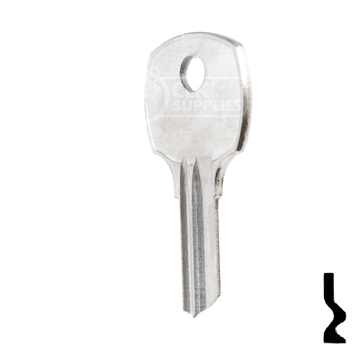 Uncut Key Blank | National | M1069L Office Furniture-Mailbox Key Ilco