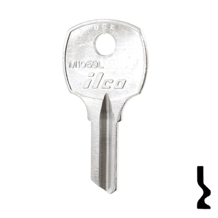 Uncut Key Blank | National | M1069L Office Furniture-Mailbox Key Ilco