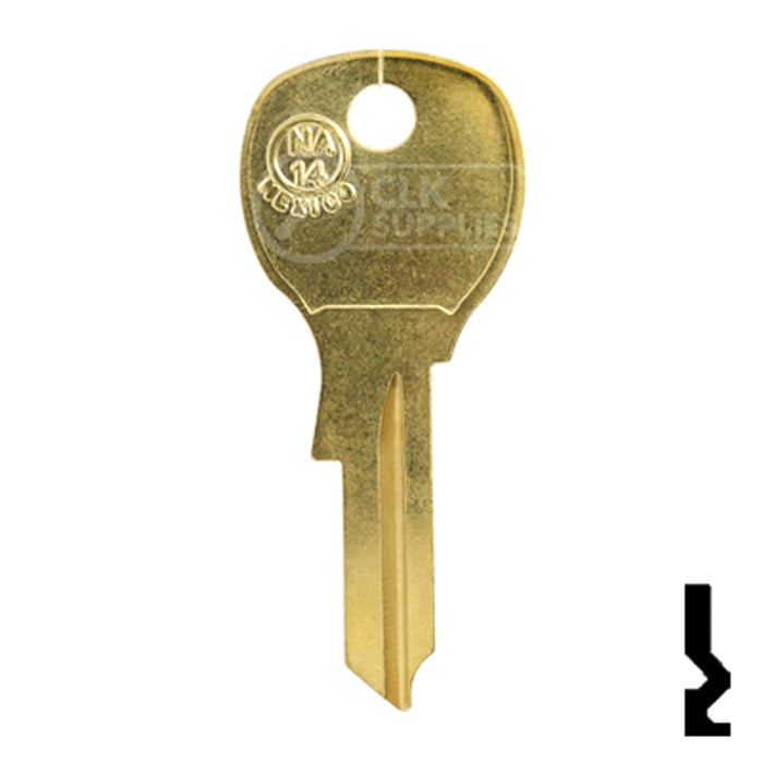 Uncut Key Blank | National | NA14, 1069L Office Furniture-Mailbox Key JMA USA