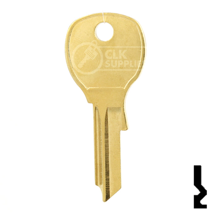 Uncut Key Blank | National | NA14, 1069L Office Furniture-Mailbox Key JMA USA