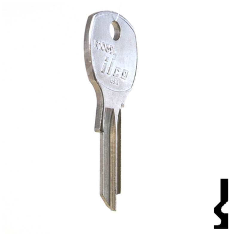 Uncut Key Blank | National | R1069L, NA14R Office Furniture-Mailbox Key Ilco