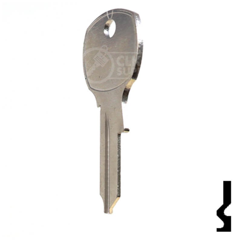 Uncut Key Blank | National | R1069L, NA14R Office Furniture-Mailbox Key Ilco