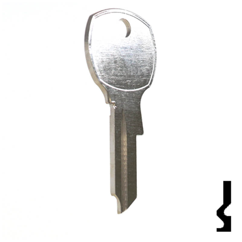 Uncut Key Blank | National | R1069L, NA14R Office Furniture-Mailbox Key Ilco