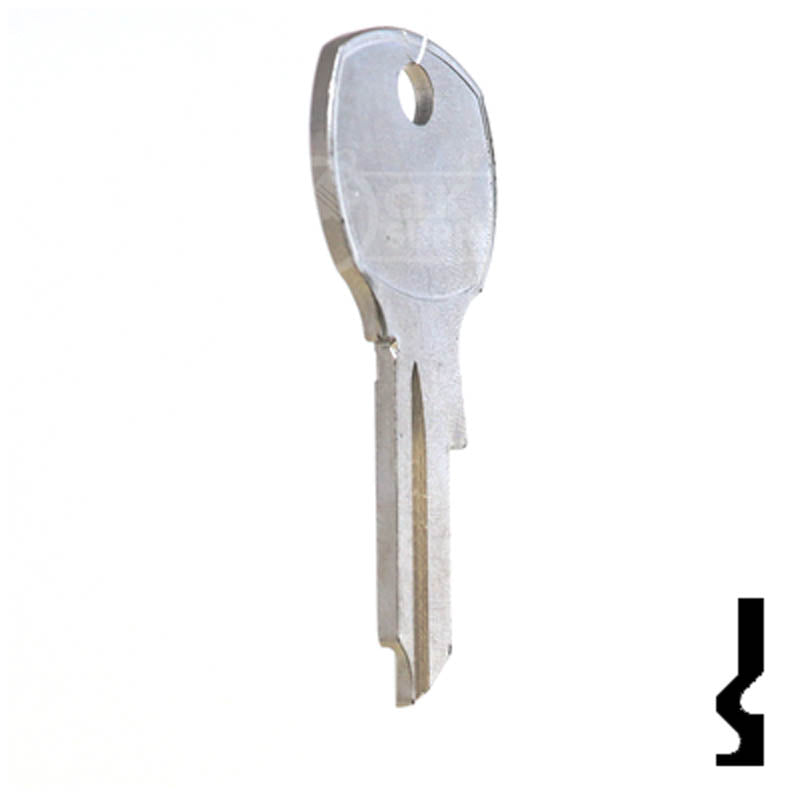 Uncut Key Blank | National | R1069L, NA14R Office Furniture-Mailbox Key Ilco