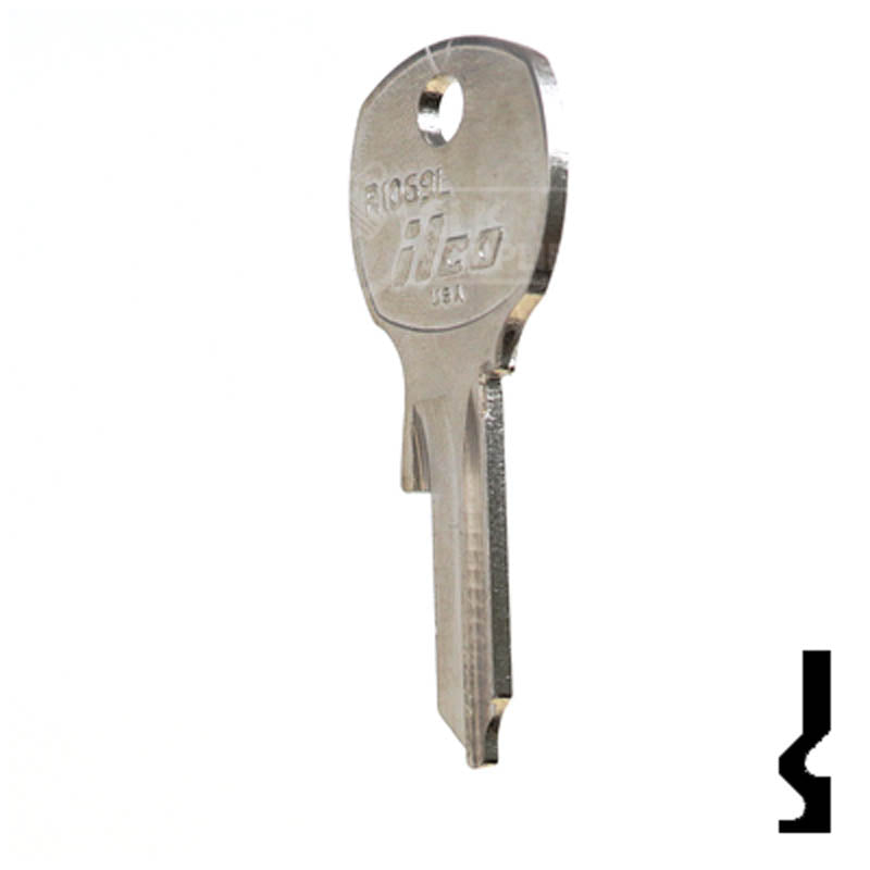 Uncut Key Blank | National | R1069L, NA14R Office Furniture-Mailbox Key Ilco