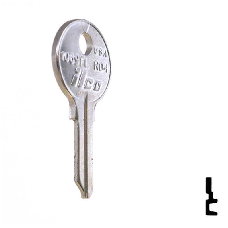 Uncut Key Blank | National | RO4, 1069FL Office Furniture-Mailbox Key Ilco
