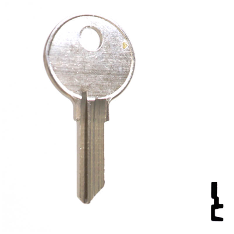 Uncut Key Blank | National | RO4, 1069FL Office Furniture-Mailbox Key Ilco