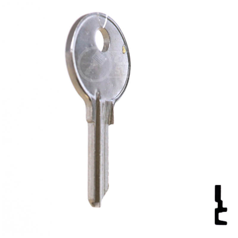 Uncut Key Blank | National | RO4, 1069FL Office Furniture-Mailbox Key Ilco