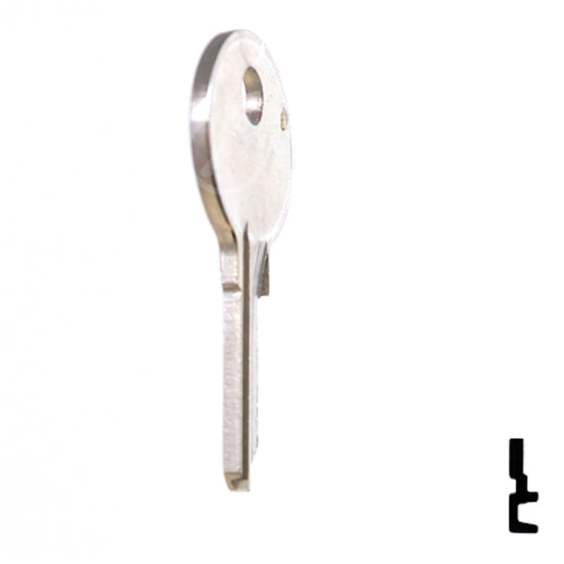 Uncut Key Blank | National | RO4, 1069FL Office Furniture-Mailbox Key Ilco