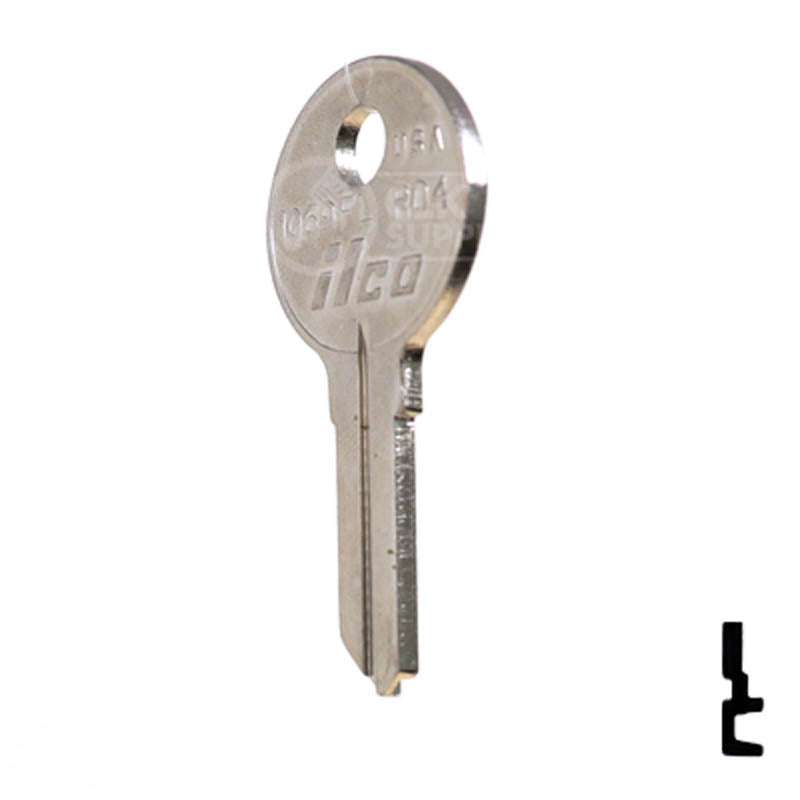 Uncut Key Blank | National | RO4, 1069FL Office Furniture-Mailbox Key Ilco