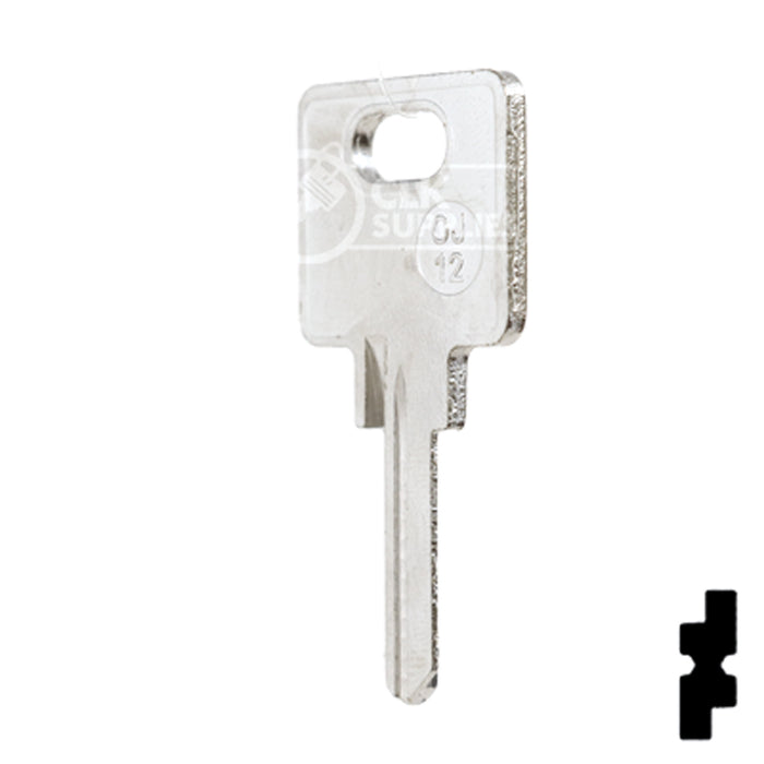 Uncut Key Blank | Ojmar | OJ-12 Office Furniture-Mailbox Key JMA USA