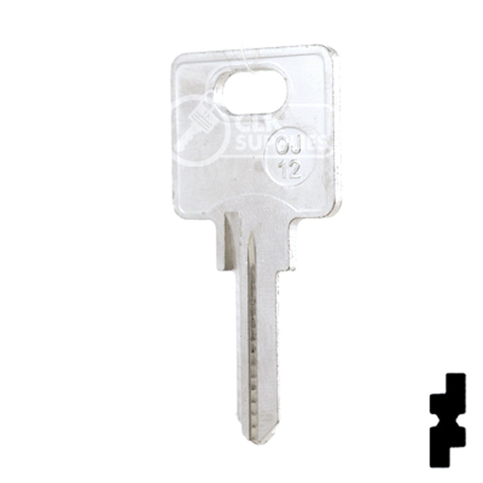 Uncut Key Blank | Ojmar | OJ-12 Office Furniture-Mailbox Key JMA USA