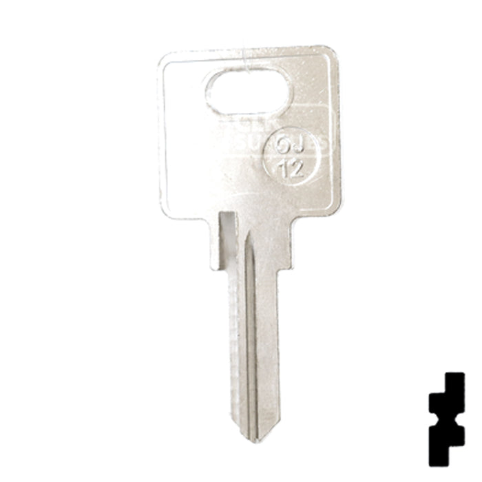 Uncut Key Blank | Ojmar | OJ-12 Office Furniture-Mailbox Key JMA USA