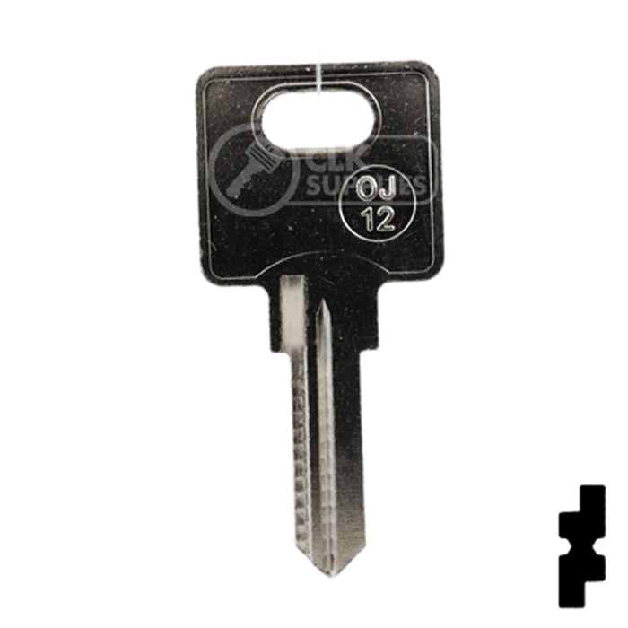 Uncut Key Blank | Ojmar | OJ-12 Office Furniture-Mailbox Key JMA USA