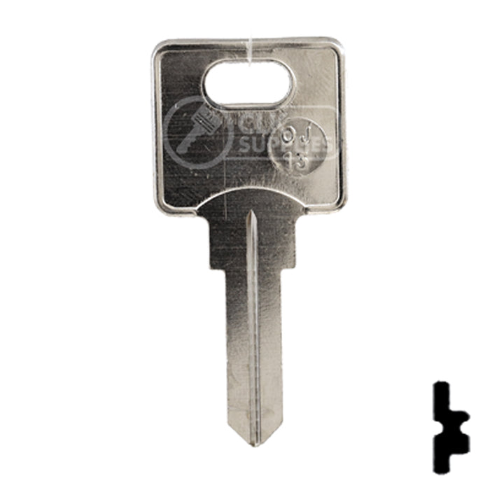 Uncut Key Blank | Ojmar | OJ-13 Office Furniture-Mailbox Key JMA USA