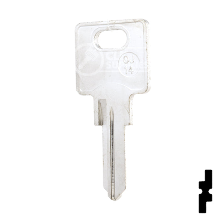 Uncut Key Blank | Ojmar | OJ-14 Office Furniture-Mailbox Key JMA USA