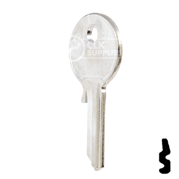 Uncut Key Blank | Ojmar | OJ-6I Office Furniture-Mailbox Key JMA USA