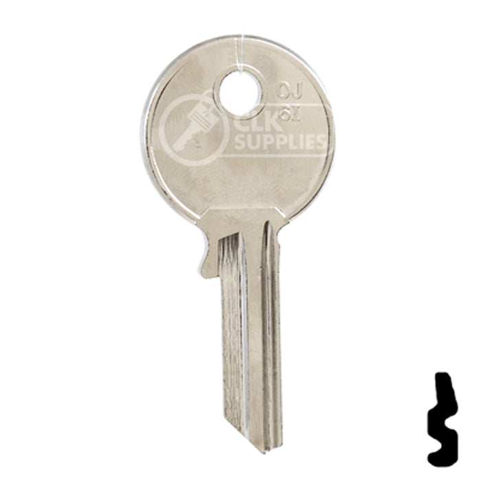 Uncut Key Blank | Ojmar | OJ-6I Office Furniture-Mailbox Key JMA USA