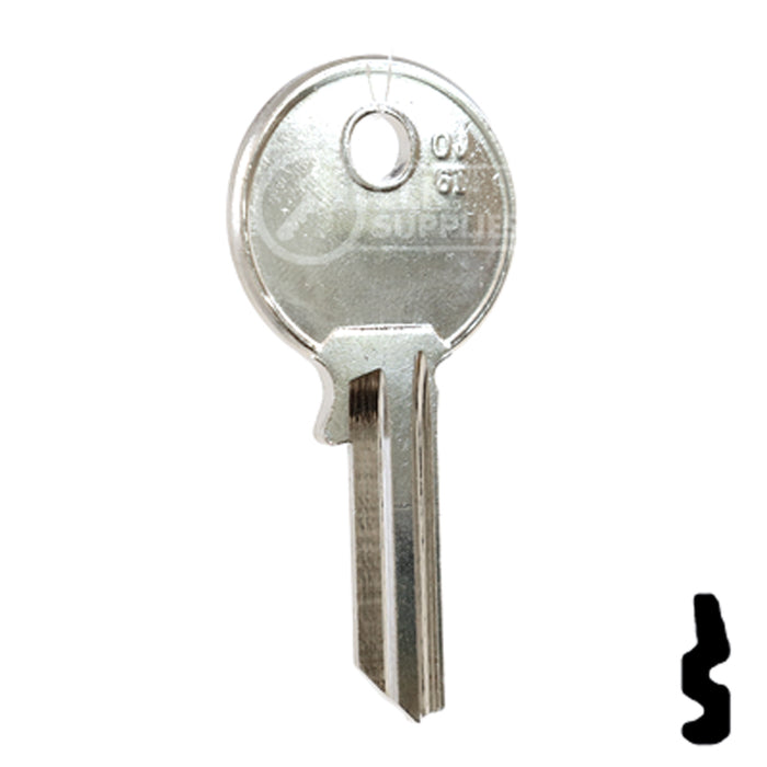 Uncut Key Blank | Ojmar | OJ-6I Office Furniture-Mailbox Key JMA USA