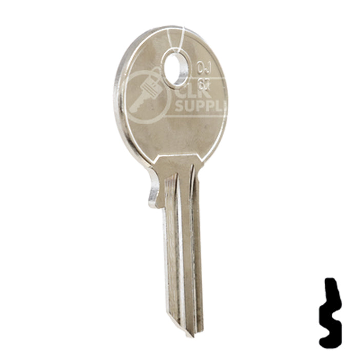 Uncut Key Blank | Ojmar | OJ-6I Office Furniture-Mailbox Key JMA USA