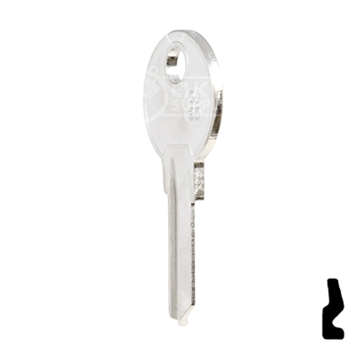 Uncut Key Blank | Ojmar | OJ-9D Office Furniture-Mailbox Key JMA USA