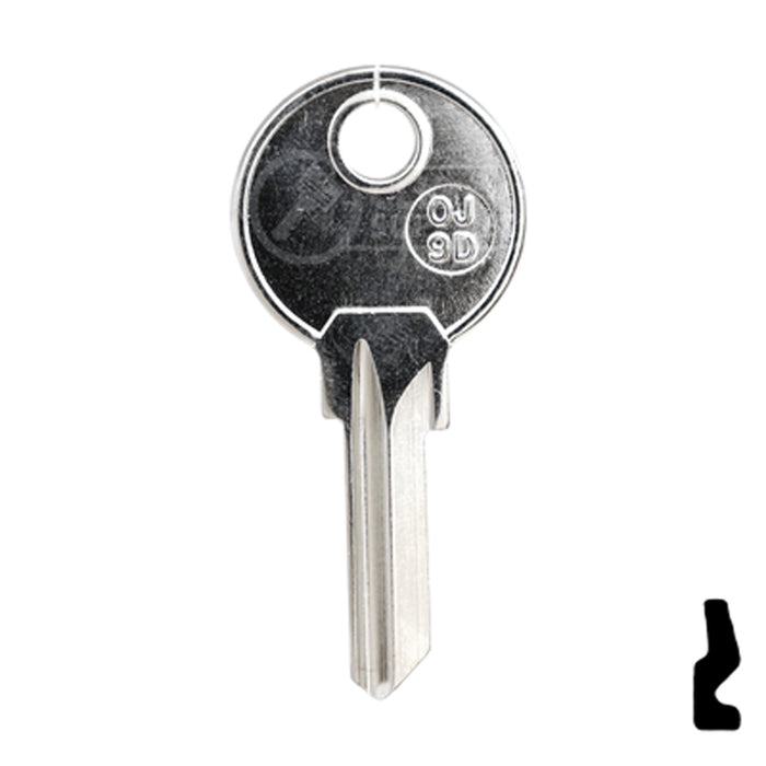 Uncut Key Blank | Ojmar | OJ-9D Office Furniture-Mailbox Key JMA USA