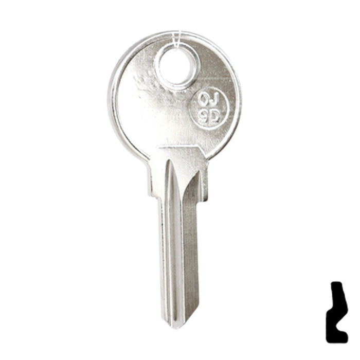 Uncut Key Blank | Ojmar | OJ-9D Office Furniture-Mailbox Key JMA USA