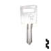 Uncut Key Blank | Sandusky, Hafele | LS6, LAS-FH Office Furniture-Mailbox Key JMA USA