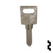 Uncut Key Blank | Sandusky, Hafele | LS6, LAS-FH Office Furniture-Mailbox Key JMA USA