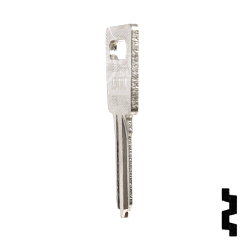 Uncut Key Blank | Sandusky, Hafele | LS6, LAS-FH Office Furniture-Mailbox Key JMA USA