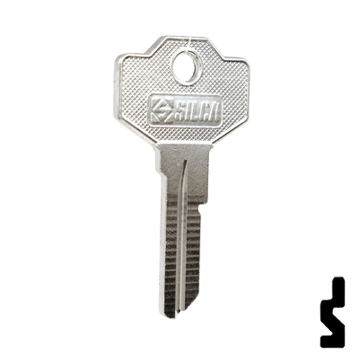 Uncut Key Blank | Simeca | SM1-SI Office Furniture-Mailbox Key Ilco