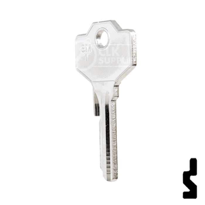 Uncut Key Blank | Simeca | SM1-SI Office Furniture-Mailbox Key Ilco