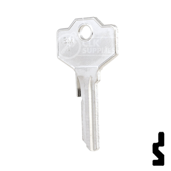 Uncut Key Blank | Simeca | SM1-SI Office Furniture-Mailbox Key Ilco