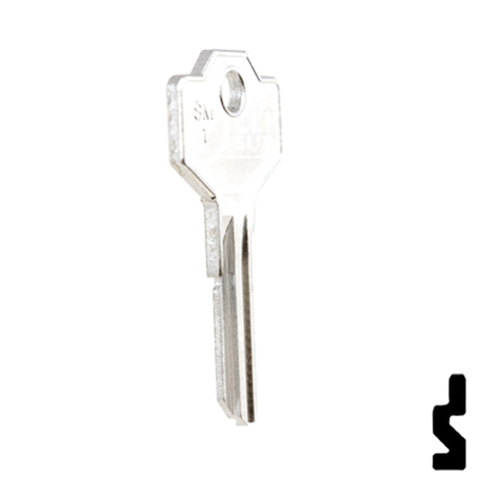 Uncut Key Blank | Simeca | SM1-SI Office Furniture-Mailbox Key Ilco