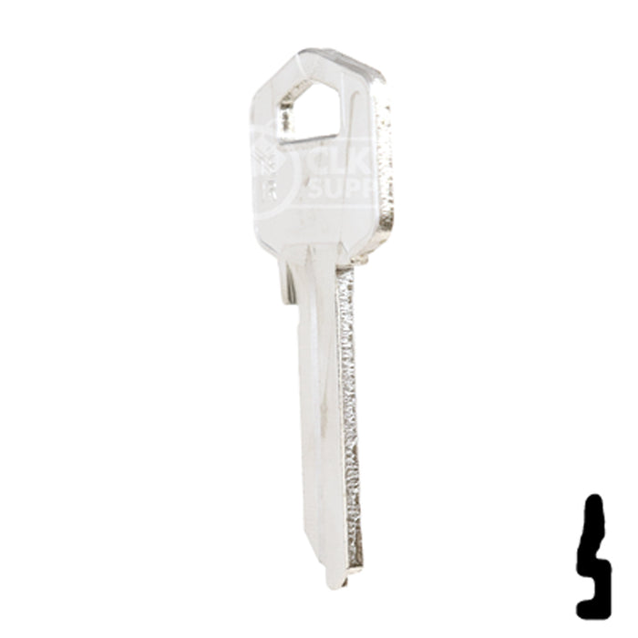 Uncut Key Blank | Tesa | TE2 Office Furniture-Mailbox Key Ilco