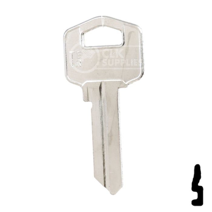 Uncut Key Blank | Tesa | TE2 Office Furniture-Mailbox Key Ilco