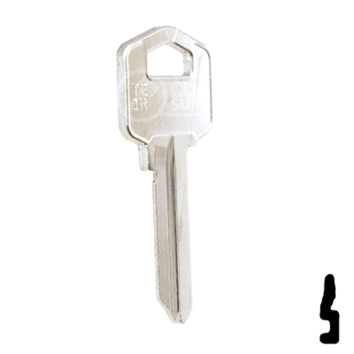 Uncut Key Blank | Tesa | TE2 Office Furniture-Mailbox Key Ilco