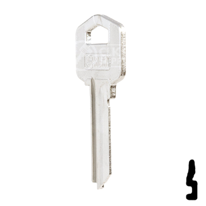 Uncut Key Blank | Tesa | TE2 Office Furniture-Mailbox Key Ilco