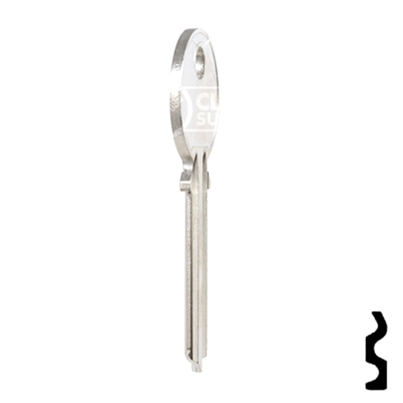 Uncut Key Blank | Universal | U6I Office Furniture-Mailbox Key JMA USA