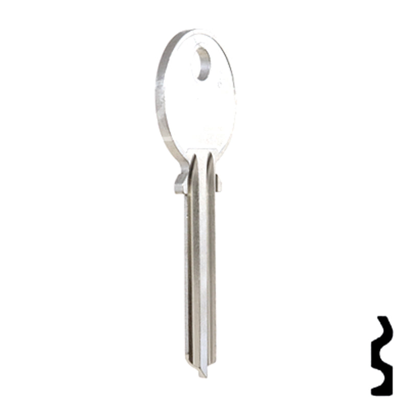 Uncut Key Blank | Universal | U6I Office Furniture-Mailbox Key JMA USA
