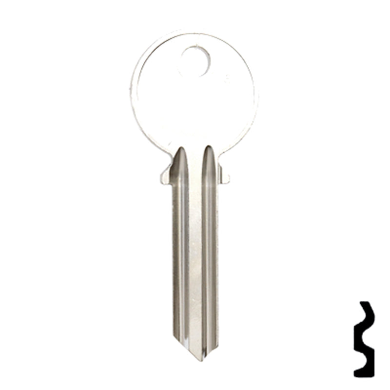 Uncut Key Blank | Universal | U6I Office Furniture-Mailbox Key JMA USA