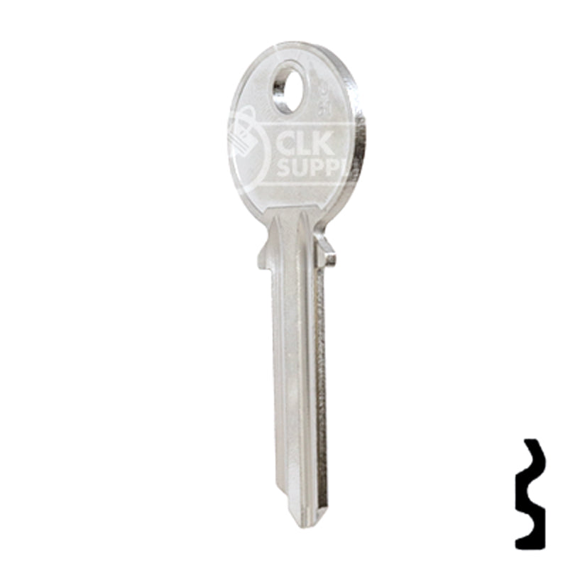 Uncut Key Blank | Universal | U6I Office Furniture-Mailbox Key JMA USA