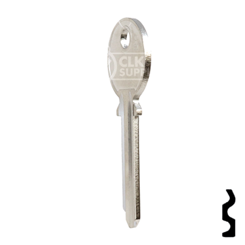 Uncut Key Blank | Universal | U6I Office Furniture-Mailbox Key JMA USA
