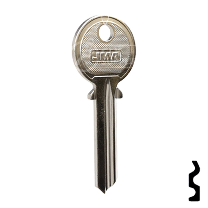 Uncut Key Blank | Universal | U6I Office Furniture-Mailbox Key JMA USA