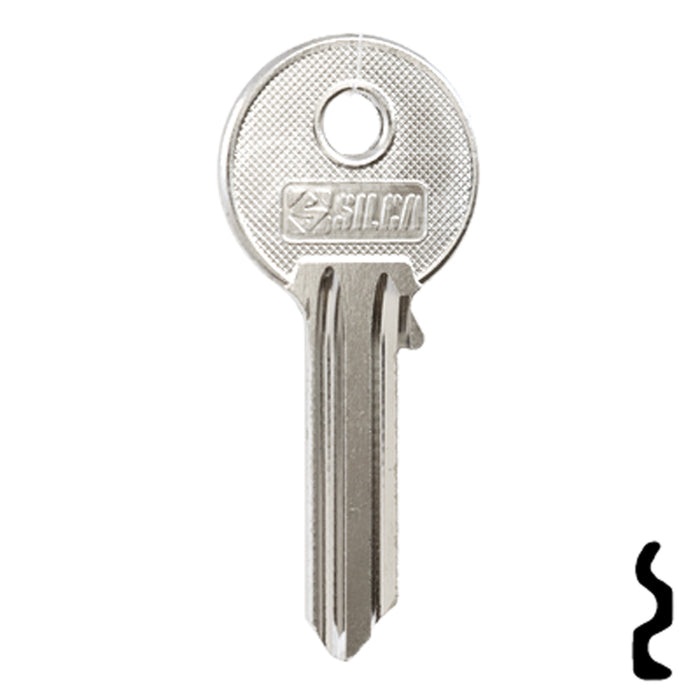 Uncut Key Blank | Universal | UL050-SI Office Furniture-Mailbox Key Ilco