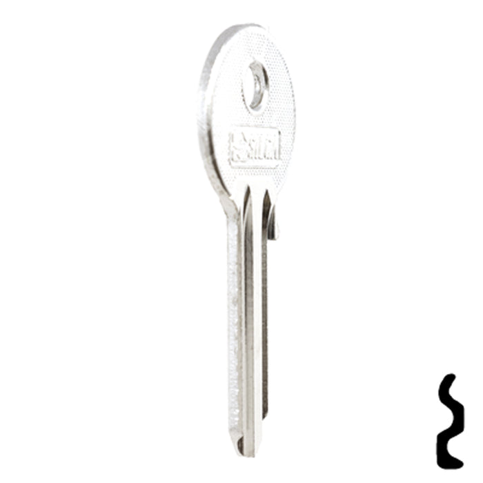 Uncut Key Blank | Universal | UL050-SI Office Furniture-Mailbox Key Ilco