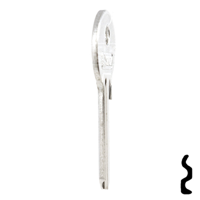 Uncut Key Blank | Universal | UL050-SI Office Furniture-Mailbox Key Ilco