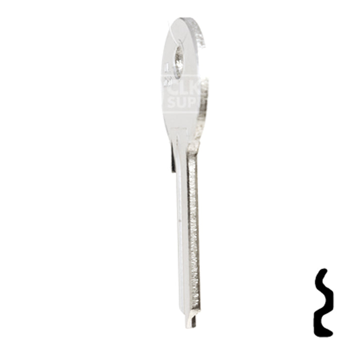 Uncut Key Blank | Universal | UL050-SI Office Furniture-Mailbox Key Ilco