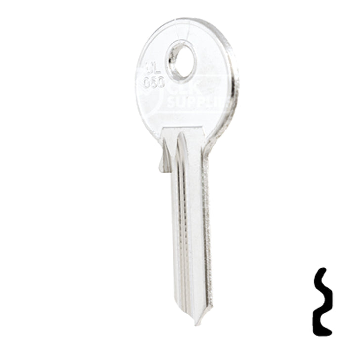 Uncut Key Blank | Universal | UL050-SI Office Furniture-Mailbox Key Ilco