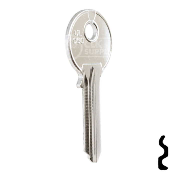 Uncut Key Blank | Universal | UL050-SI Office Furniture-Mailbox Key Ilco